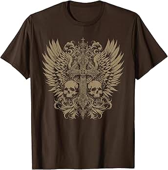 トップス 00s unknown l/s design cross wing grunge Cross Wing Rhinestone Grunge Cyber Y2K Style T-shirt - Etsy